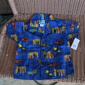 Boys Aloha Shirt Size 4T